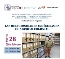 Las religiosidades Indigenas en el Archivo Colonial