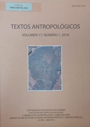Textos Antropológicos. Volumen 17, Número 1